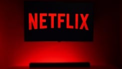 Netflix logo on TV