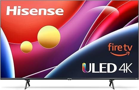 Hisense 75” Class U6 Series ULED 4K UHD Smart Fire TV (75U6HF, 2024)