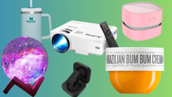 Popular gifts for teens, including a Stanley cup and room accessories.