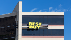 RICHFIELD, MN/USA - JUNE 21, 2014: Best Buy corporate headquarters building. Best Buy is an American multinational consumer electronics corporation.