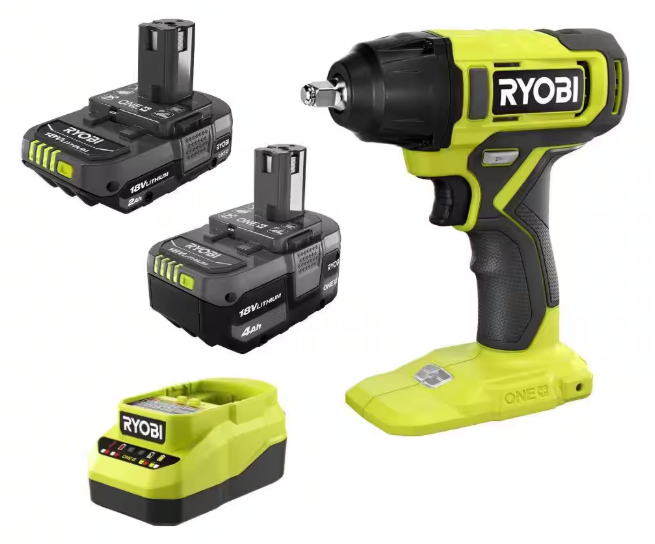 18-volt Ryobi ⅜ inch impact wrench